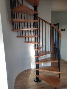 Stairs winding DUDA model Madryt 00 S 160 cm 