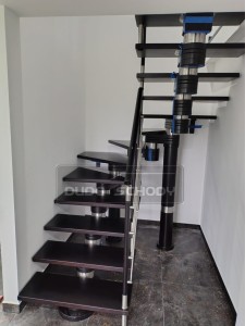 Schody system drewno Moreno 250 Lux U-180 15 elementów